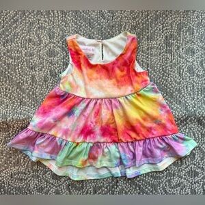 BONNIE BABY Tie Dye Ruffle Dress - 18 Months